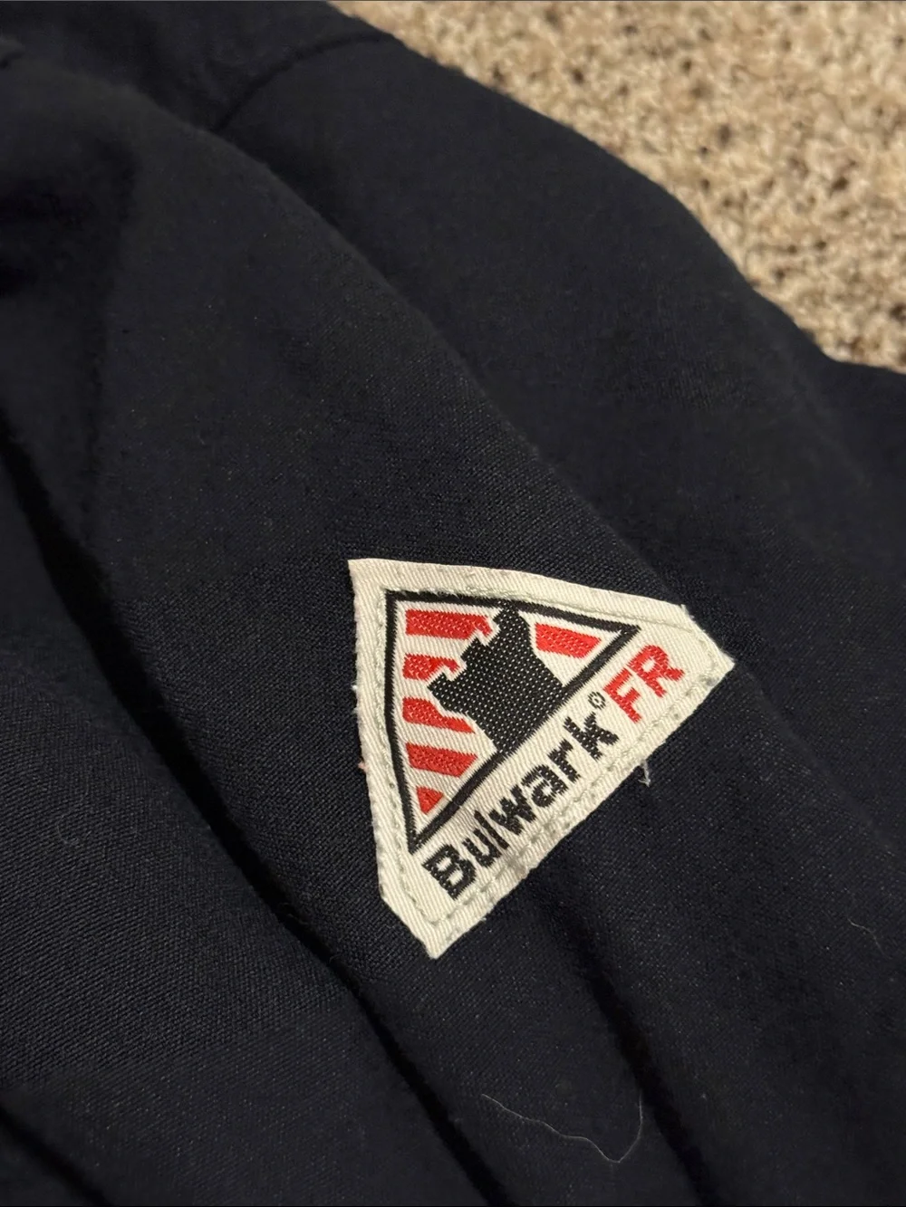 Bulwark FR Protective Apparel Men's Navy Bomber Jacket size XXL